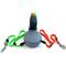 Show in main carousel: Wigzi Dual Doggie Retractable Dog Leash, Green/Orange, 10-ft long slide 2 of 8