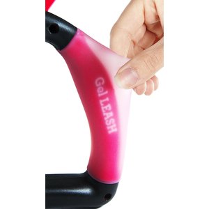 Wigzi Nylon Reflective Retractable Gel Dog Leash, Red, Large: 16-ft long