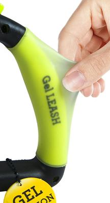 Show full view: Wigzi Nylon Reflective Retractable Gel Dog Leash, Yellow, Large: 16-ft long slide 3 of 8