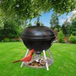 Wild Bird Lovers Kettle Grill Novelty Mini Wild Bird Feeder, Black