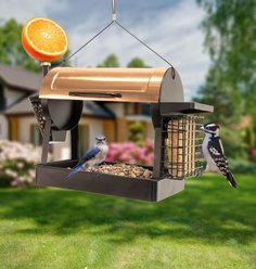 Wild Bird Lovers Smoker Grill Wild Bird Feeder, Copper & Black slide 2 of 5