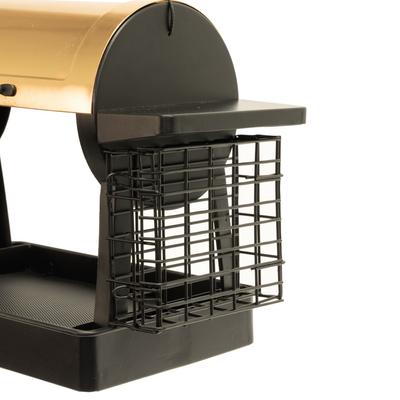 Show full view: Wild Bird Lovers Smoker Grill Wild Bird Feeder, Copper & Black slide 2 of 6