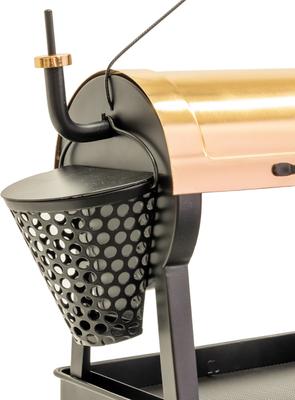 Show full view: Wild Bird Lovers Smoker Grill Wild Bird Feeder, Copper & Black slide 3 of 6