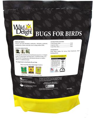 Show full view: Wild Delight Bugs for Birds Wild Bird Food, 16-oz bag slide 2 of 8