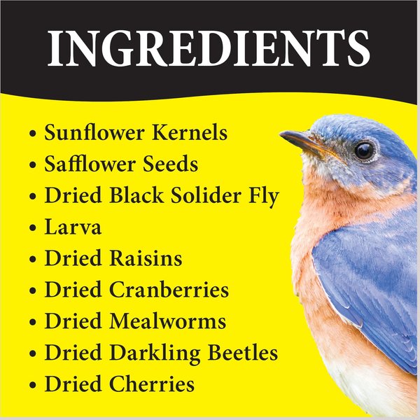 Show full view: Wild Delight Bugs N' Berries Wild Bird Food, 14-lb bag slide 6 of 10