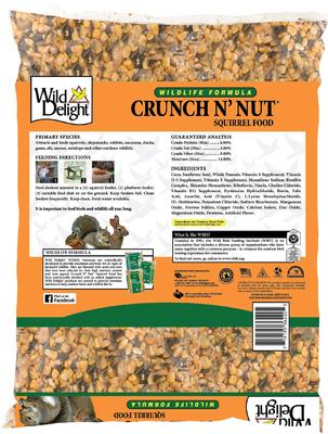 Show full view: Wild Delight Crunch N' Nut Wild Squirrel Food, 20-lb bag slide 2 of 9