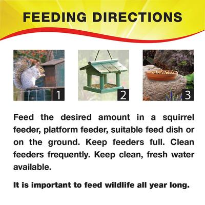 Show full view: Wild Delight Crunch N' Nut Wild Squirrel Food, 20-lb bag slide 8 of 9