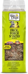 Wild Delight Deck, Porch N' Patio Block Wild Bird Food, 16-oz bag