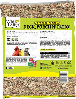 Show full view: Wild Delight Deck, Porch N' Patio Wild Bird Food, 20-lb bag slide 2 of 10