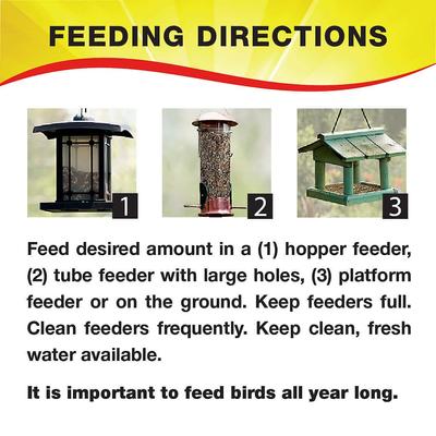 Show full view: Wild Delight Deck, Porch N' Patio Wild Bird Food, 20-lb bag slide 8 of 10