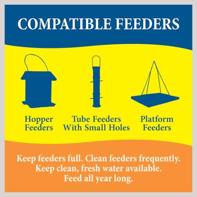 Show full view: Wild Delight Fine Sunflower Chips Wild Bird Food, 5-lb slide 8 of 10