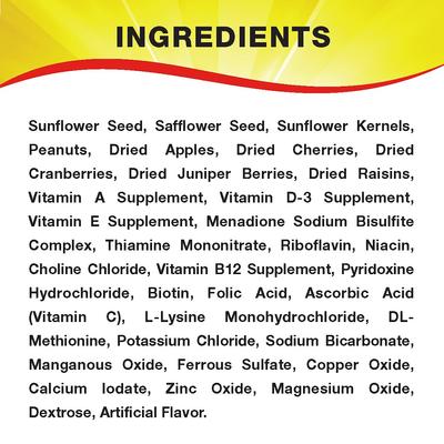 Show full view: Wild Delight Fruit N' Berry Wild Bird Food, 5-lb bag slide 6 of 8