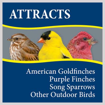 Show full view: Wild Delight Outdoor Finch Wild Bird Food, 5-lb slide 4 of 9