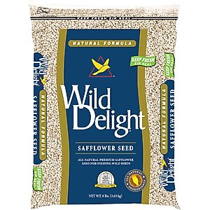 Wild Delight Safflower Wild Bird Food, 8-lb