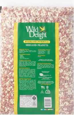Show full view: Wild Delight Shelled Peanuts Wild Bird Food, 10-lb slide 2 of 7