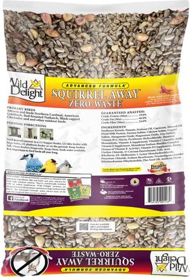 Show full view: Wild Delight Squirrel Away Zero Waste Seed Blend Wild Bird Food, 5-lb bag slide 2 of 9