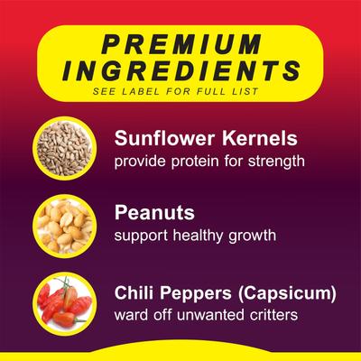 Show full view: Wild Delight Squirrel Away Zero Waste Seed Blend Wild Bird Food, 5-lb bag slide 6 of 9