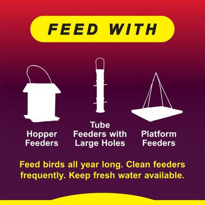 Show full view: Wild Delight Squirrel Away Zero Waste Seed Blend Wild Bird Food, 5-lb bag slide 7 of 9