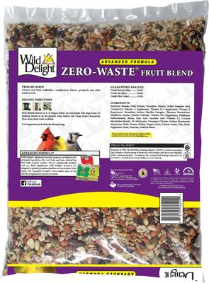 Show full view: Wild Delight Zero Waste Fruit Blend Wild Bird Food, 20-lb bag slide 2 of 10