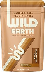 Wild Earth Good Protein Dog Snacks with Koji Peanut Butter Flavor Crunchy Dog Treats, 5-oz bag
