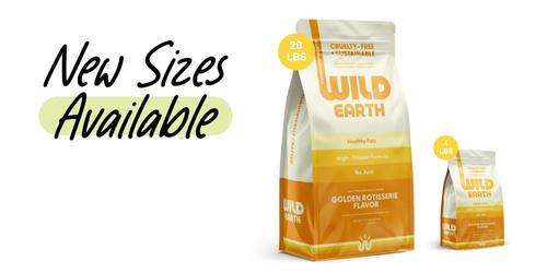 Show full view: Wild Earth Maintenance Formula Golden Rotisserie Flavor Plant-Based Dog Dry Food, 28-lb bag slide 5 of 9
