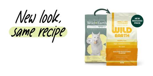 Show full view: Wild Earth Maintenance Formula Golden Rotisserie Flavor Plant-Based Dog Dry Food, 4-lb bag slide 3 of 7