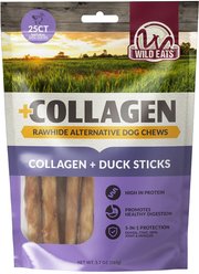 Wild Eats Collagen Retriever Adult Sticks 0.6-cm Duck Flavor Dog Treats, 25 count