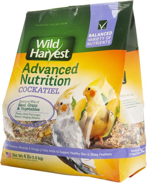 Wild Harvest Advanced Nutrition Cockatiel Food, 4-lb bag