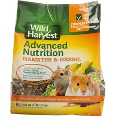 Wild Harvest Advanced Nutrition Complete & Balanced Diet Hamster & Gerbil Food, 4-lb bag