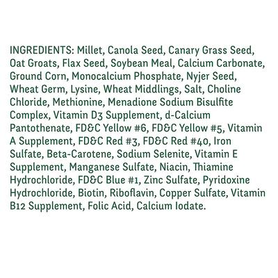 Show full view: Wild Harvest Advanced Nutrition Diet Canary & Finch Food, 2-lb bag slide 4 of 8