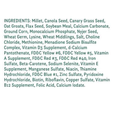 Show full view: Wild Harvest Advanced Nutrition Diet Canary & Finch Food, 2-lb bag slide 7 of 8