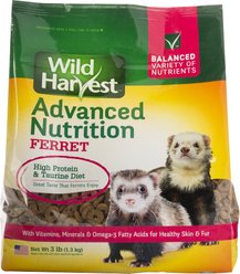 Wild Harvest Advanced Nutrition Ferret Food, 3-lb bag