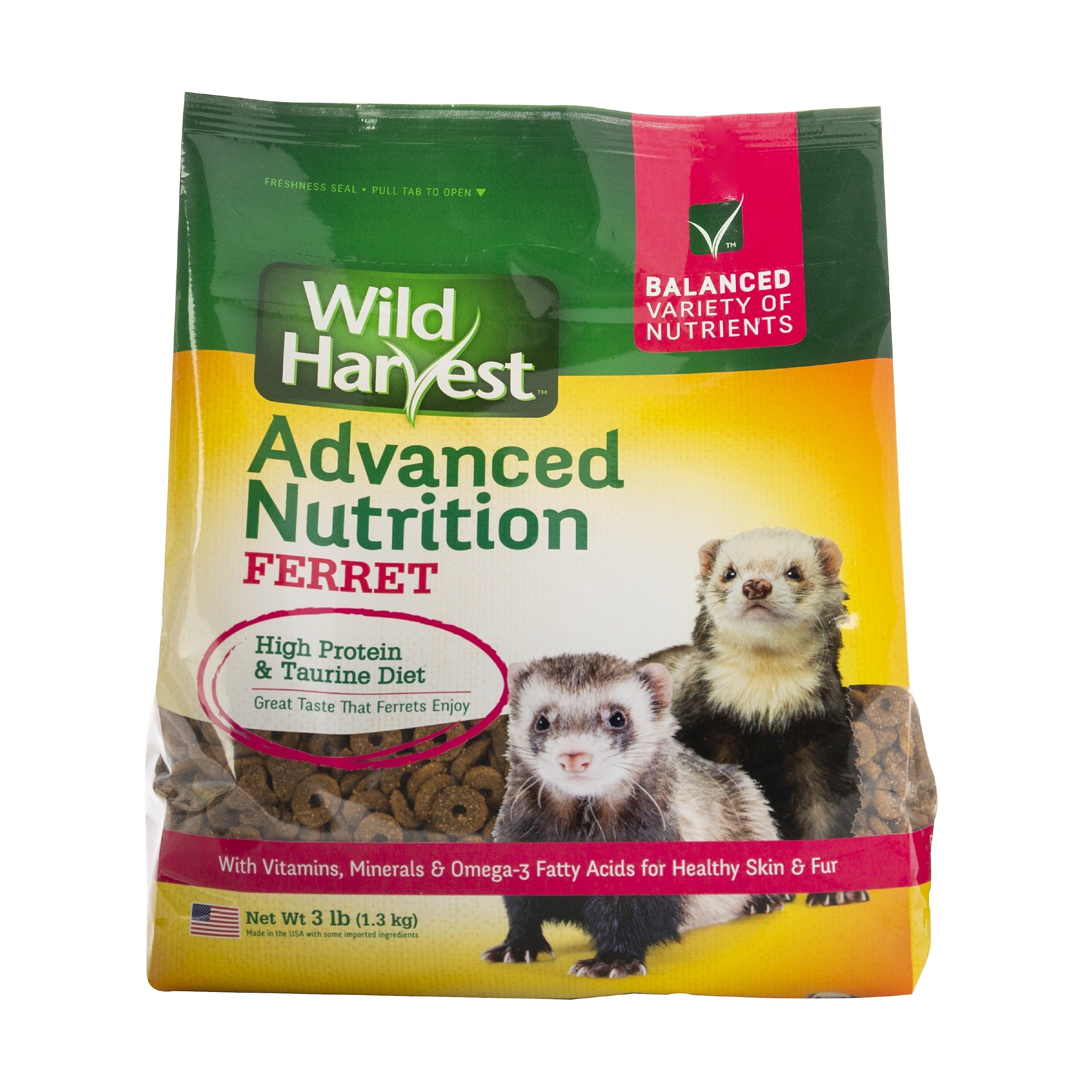 Product Reviews for WILD HARVEST Advanced Nutrition Ferret Food, 3