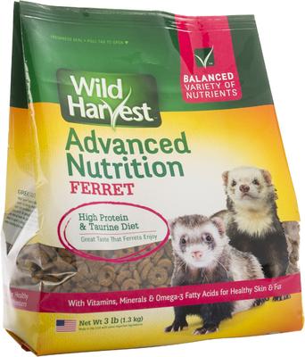Show full view: Wild Harvest Advanced Nutrition Ferret Food, 3-lb bag slide 3 of 10
