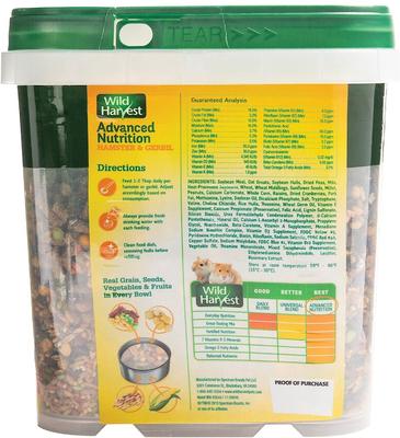 Show full view: Wild Harvest Advanced Nutrition Gerbil & Hamster Food, 4.5-lb jug slide 2 of 6