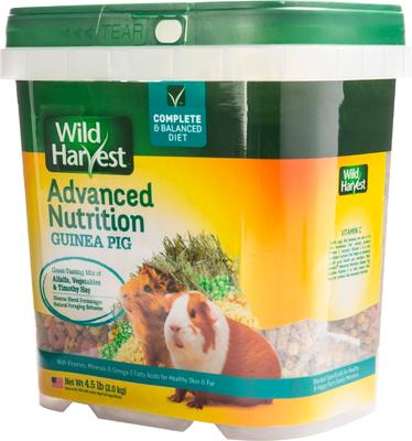 Show full view: Wild Harvest Advanced Nutrition Guinea Pig Food, 4.5-lb tub slide 3 of 8