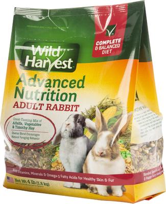Show full view: Wild Harvest Advanced Nutrition Rabbit Food, 4-lb bag slide 4 of 10