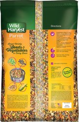 Wild Harvest Advanced Nutrition Seed, Grain & Vegetable Mix Parrot Food, 8-lb bag slide 2 of 8