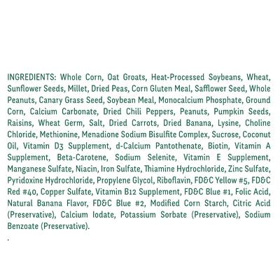 Show full view: Wild Harvest Advanced Nutrition Seed, Grain & Vegetable Mix Parrot Food, 8-lb bag slide 5 of 9