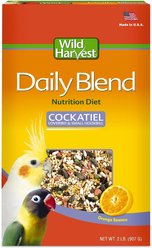 Wild Harvest Daily Blend Cockatiel Food, 32-oz bag