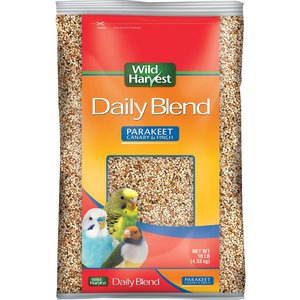 Wild Harvest Daily Parakeet, Canary & Finch Bird Food, 10-lb bag