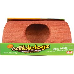 Wild Harvest Edible Logz Natural Small Pet Hideaway