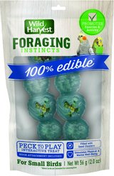 Wild Harvest Foraging Instincts Peck n' Play Interactive Small Bird Treat, 2-oz bag, 2 count