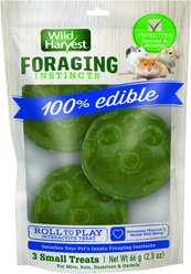 Wild Harvest Foraging Instincts Roll n’ Play Interactive Small Animal Treats, 3 count