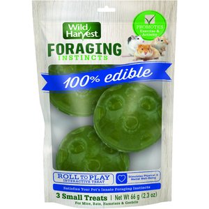 Wild Harvest Foraging Instincts Roll n’ Play Interactive Small Animal Treats, 3 count