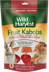 Wild Harvest Fruit Kabobs Small Pet Treats, 6 count