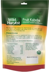 Wild Harvest Fruit Kabobs Small Pet Treats, 6 count slide 2 of 9