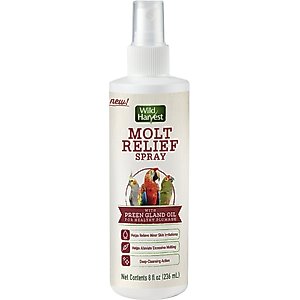 Wild Harvest Molt Relief Bird Spray, 8-oz bottle