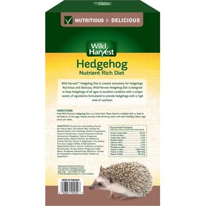 Wild Harvest Nutrient Rich Diet Hedgehog Food, 22-oz bag