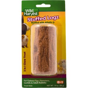 Wild Harvest Stuffed Logz Small Pet Treat, 1 count